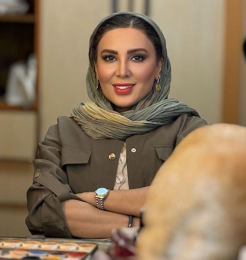 عکس لیلا بلوکات با آرایش غلیظ