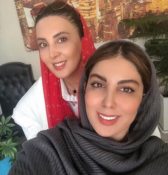 عکس لیلا بلوکات با آرایش غلیظ