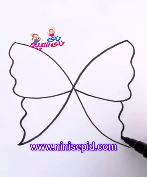 عکس نقاشی پروانه