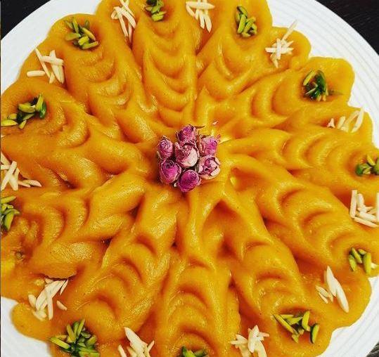 عکس حلوا زرده
