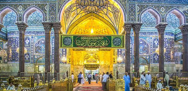 عکس حرم امام رضا چراغانی
