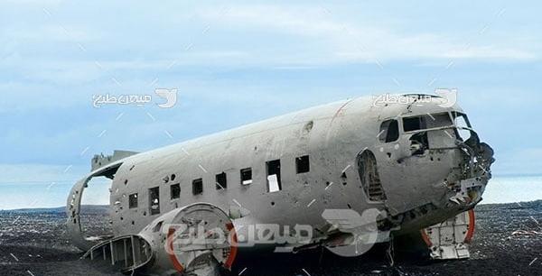 عکس هواپیما سقوط کرده