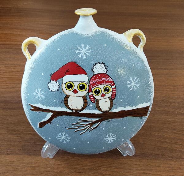 عکس جغد زمستانی