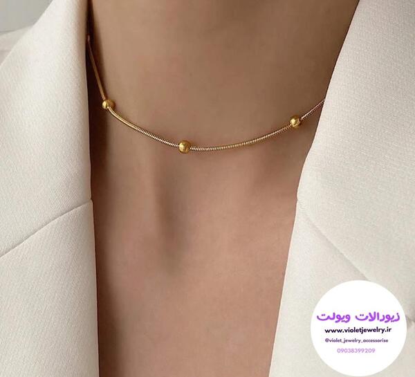 عکس گردنبند توپی