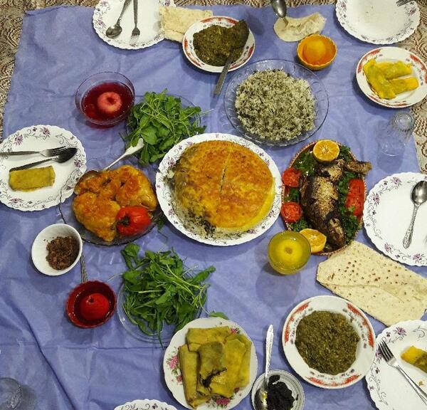 عکس غذای چهارشنبه سوری