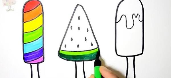عکس نقاشی فانتزی بستنی