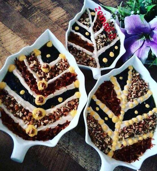 عکس تزیین آش رشته