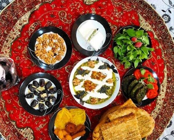 عکسهای سفره های افطاری