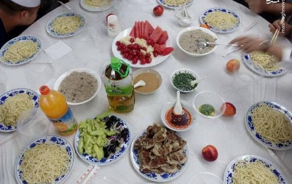عکسهای سفره های افطاری