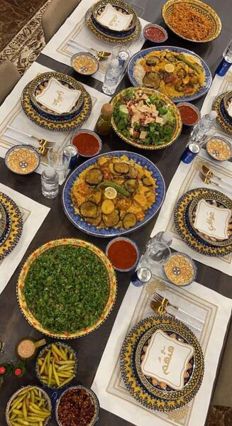 عکسهای سفره های افطاری