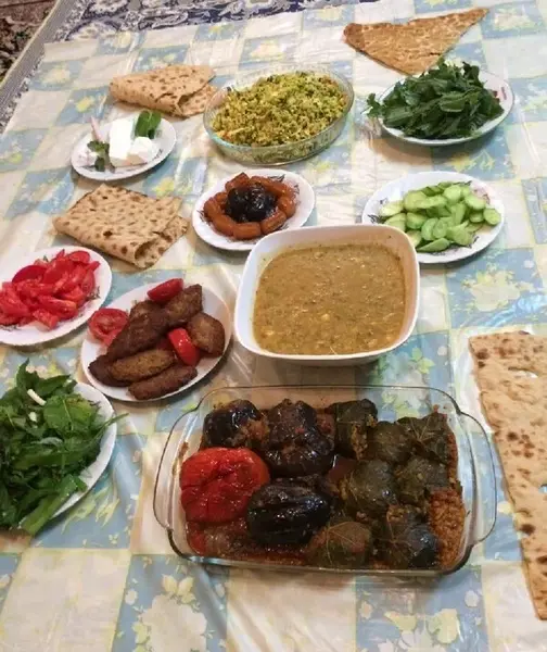 عکسهای سفره های افطاری