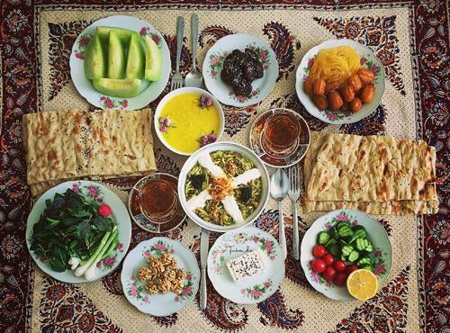 عکسهای سفره های افطاری