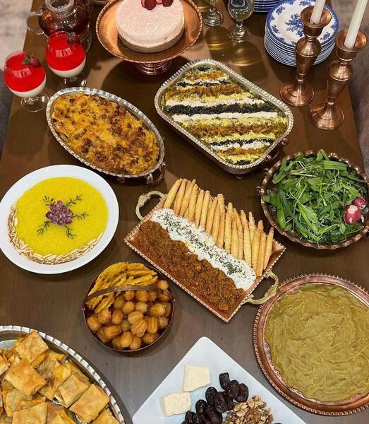 عکسهای سفره های افطاری