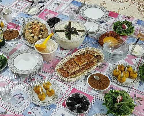 عکسهای سفره های افطاری