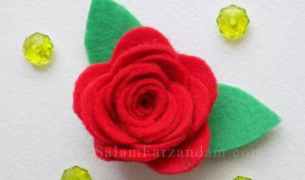 عکس ایده ی کاردستی با نمد
