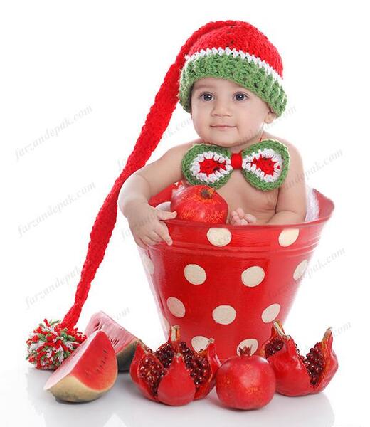 عکس شب یلدا نوزاد دختر