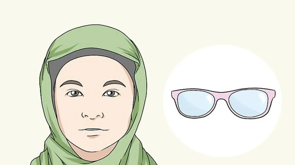 عکس دختر چادری با عینک
