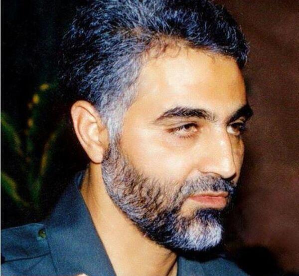 عکس حاج قاسم در آسمان