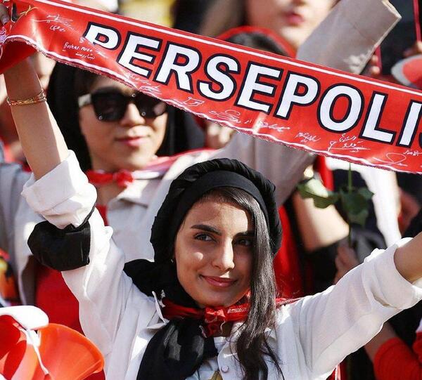 عکس زن پرسپولیس
