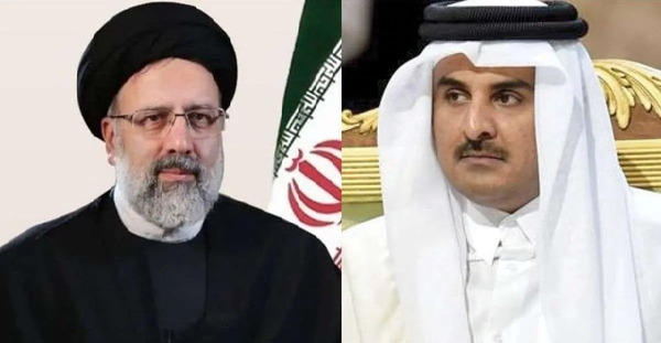 عکس ظریف در کنار امیر قطر
