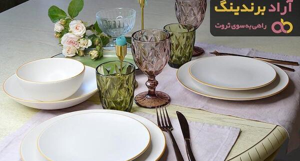 عکس ظروف سفید سرامیکی