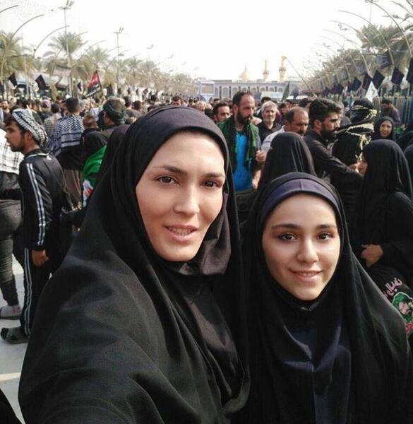 عکس دختر پیاده روی اربعین