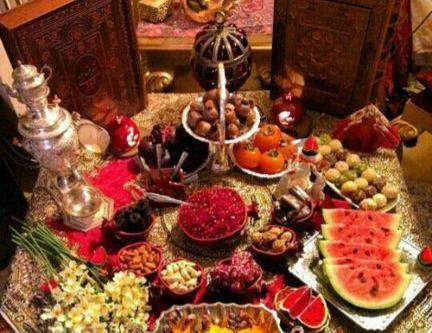 ایده عکس شب یلدا دونفره