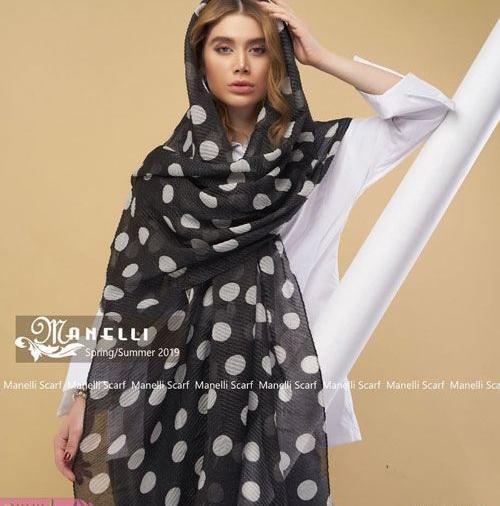 عکس روسری خال خالی