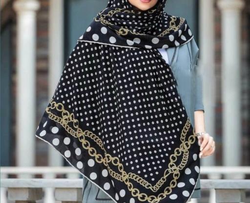 عکس روسری خال خالی