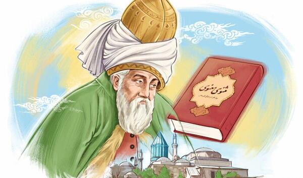 عکس پروفایل چه زیبا گفت مولانا