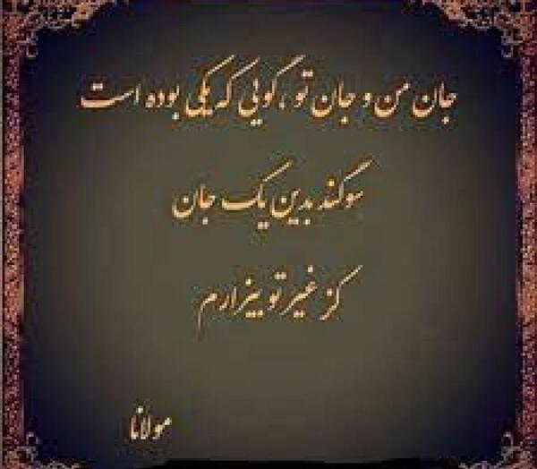 عکس پروفایل چه زیبا گفت مولانا