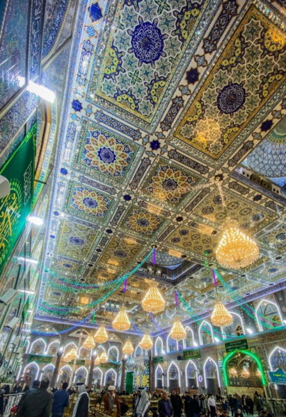 یک عکس از حرم امام حسین