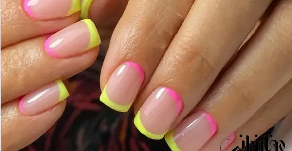عکس کاشت ناخن تابستانی