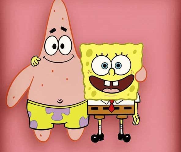 عکس باب اسفنجی و پاتریک در واقعیت