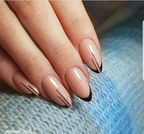 عکس طراحی ناخن فرنچ