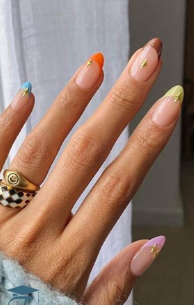 عکس طراحی ناخن فرنچ