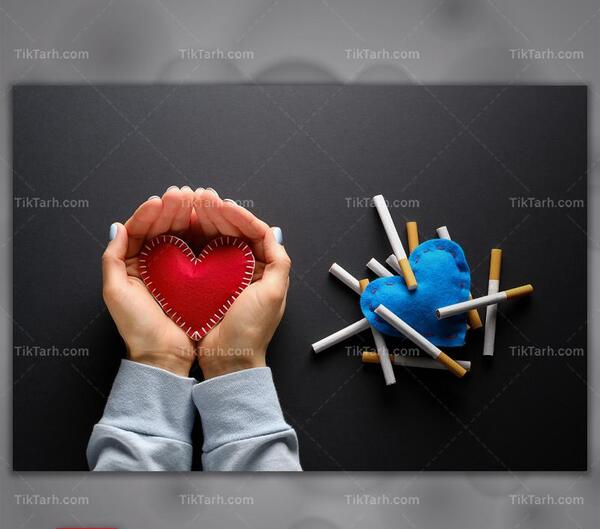 عکس سیگار قلبی