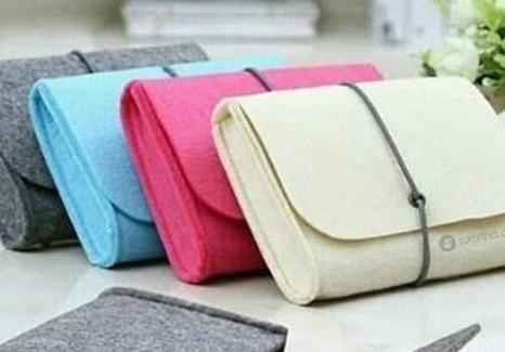 عکس کیف پول دخترانه با نمد