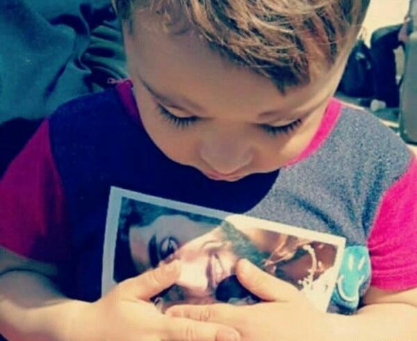 عکس جدید پسر شهید حججی