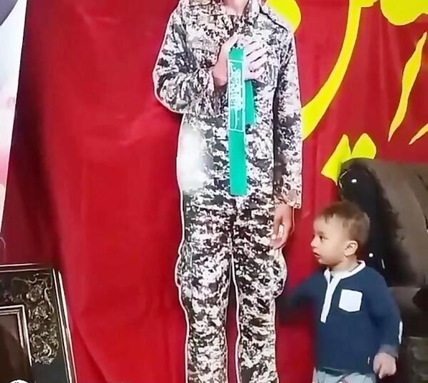 عکس جدید پسر شهید حججی