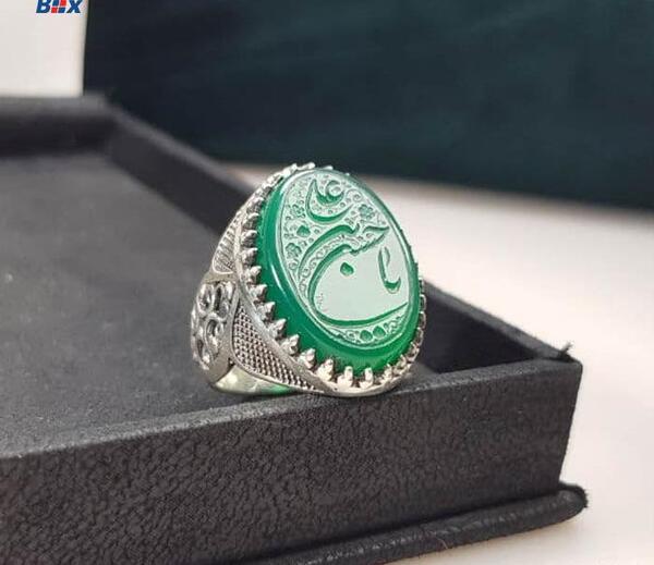 عکس انگشتر عقیق مردانه