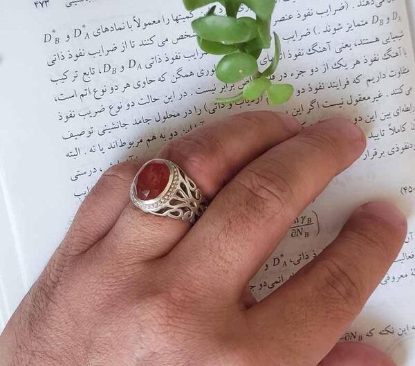 عکس انگشتر عقیق مردانه