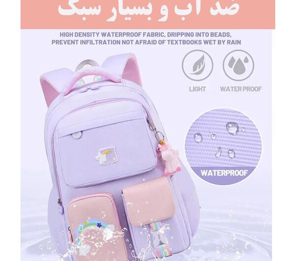 عکس کیف مدرسه دخترانه جادار