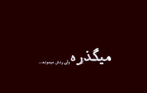 عکس نوشته میگذره ولی ردش میمونه