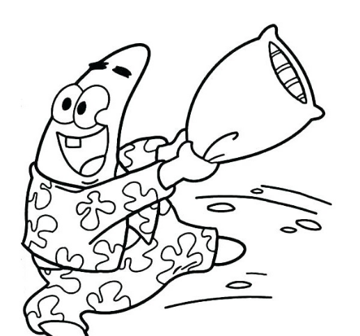 عکس نقاشی ساده پاتریک