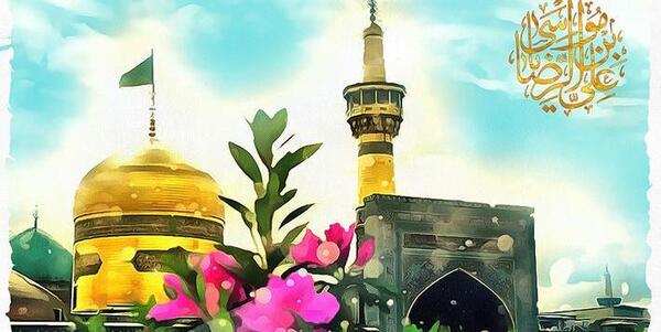عکس نقاشی گنبد حضرت محمد