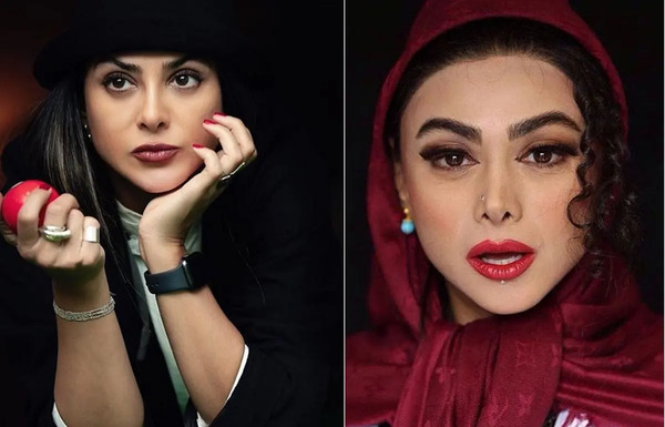 عکس آزاده صمدی با دخترش
