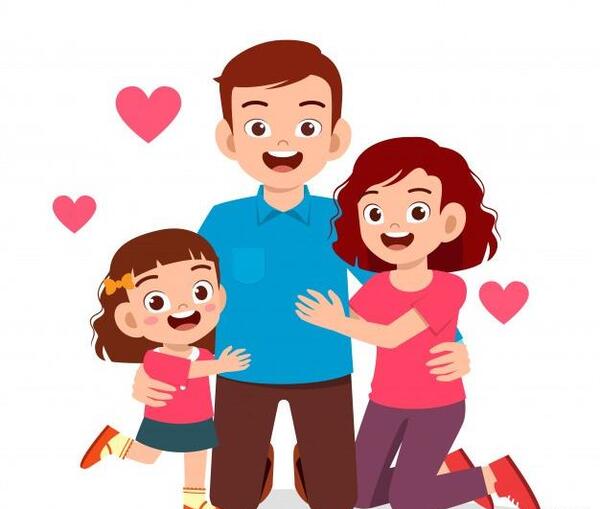 عکس کارتونی از مادر و فرزند