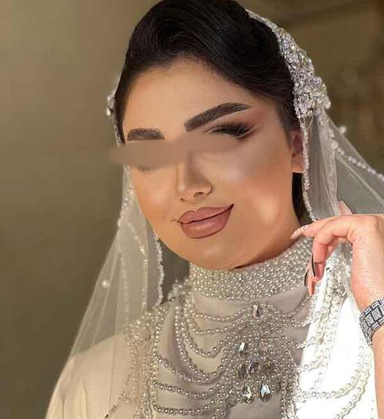 عکس مدل مو عروس حنابندان