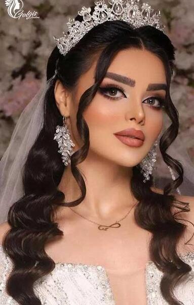 عکس مدل مو عروس حنابندان